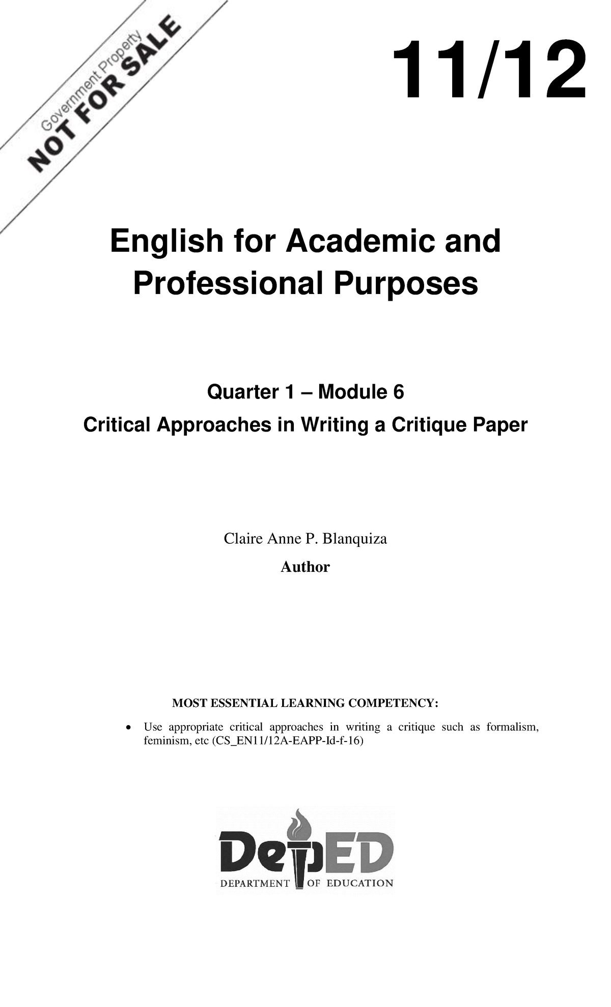 lessons for eapp - English for Academic and Professional Purposes ...