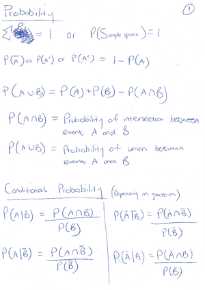 STAS1X1 - Mandela - foundation statistics - Studocu