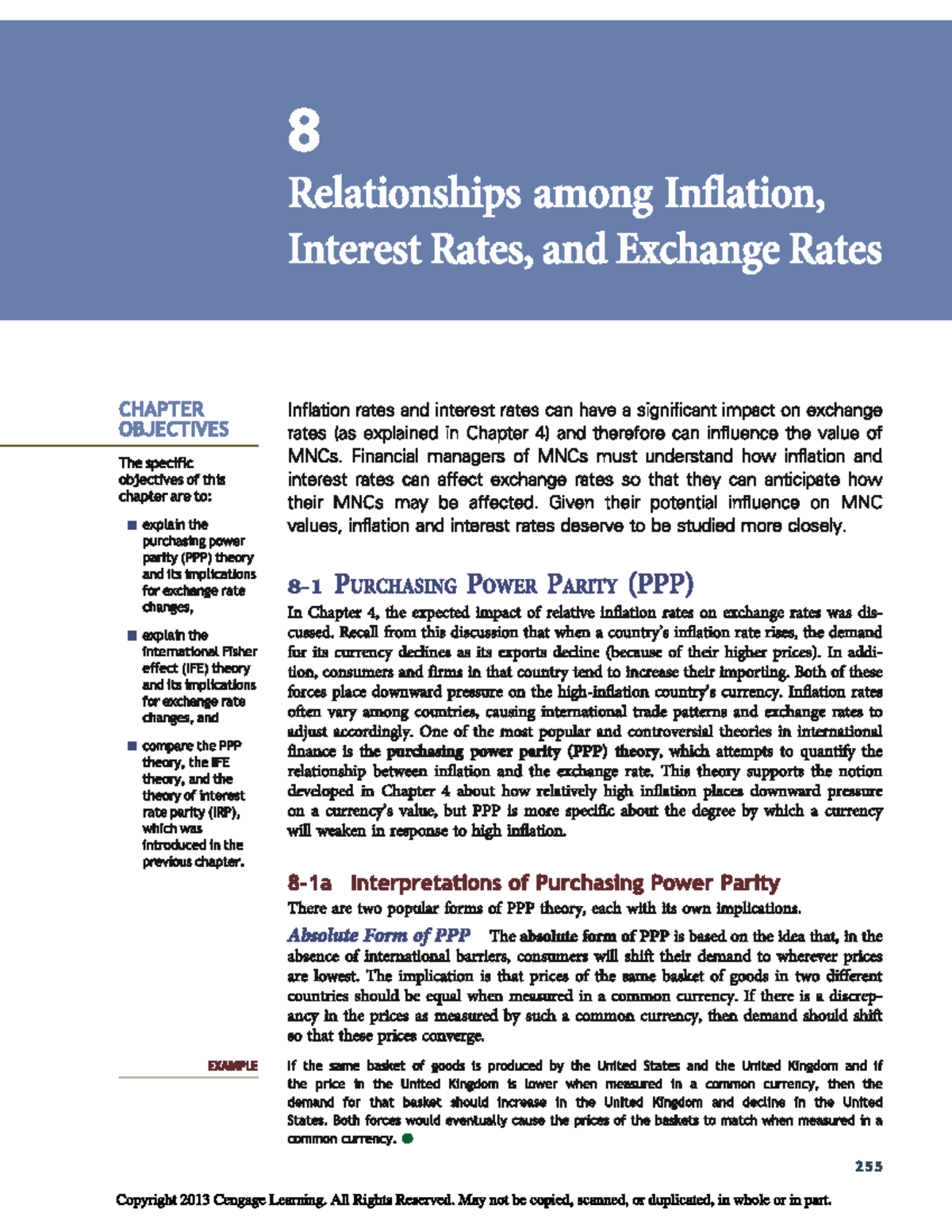 Lesson 4 - Relationships among Inflation, Interest Rates, and Exchange ...