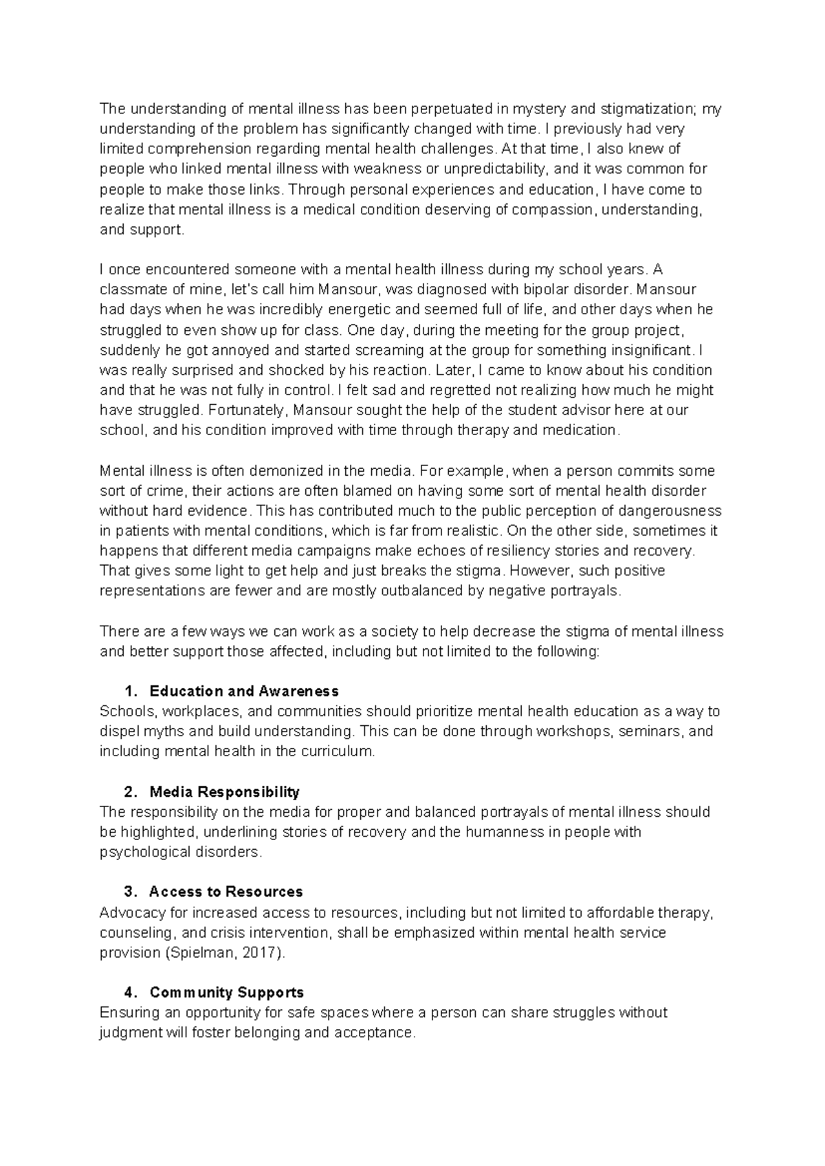 PSYC 1504 DF - Understanding Mental Illness and Reducing Stigma - Studocu