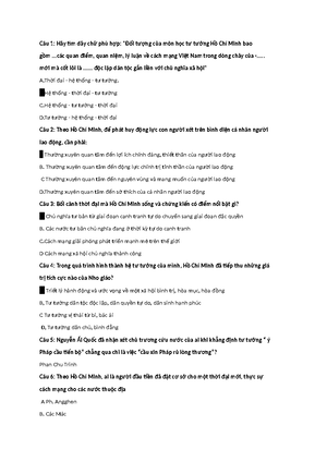 [Solved] 2 T tng H Ch Minh c tc dng gp phn tch cc trong vic gio dc th h ...