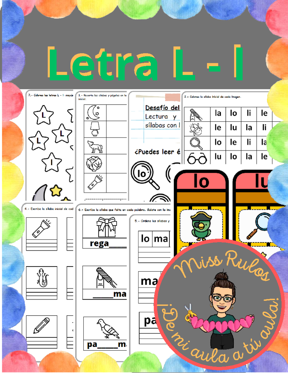 Recursos Pedagógicos: Actividades con la Letra L l - Miss Rulos - Studocu
