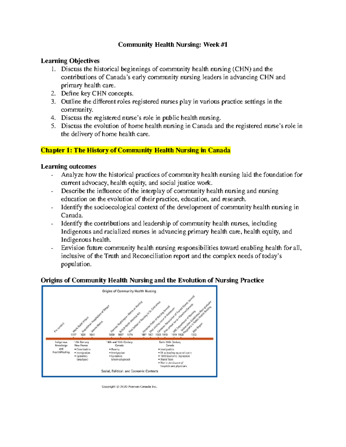 Community Health Nursing: Chapter 1, 3, 5 - Community Health Nursing ...