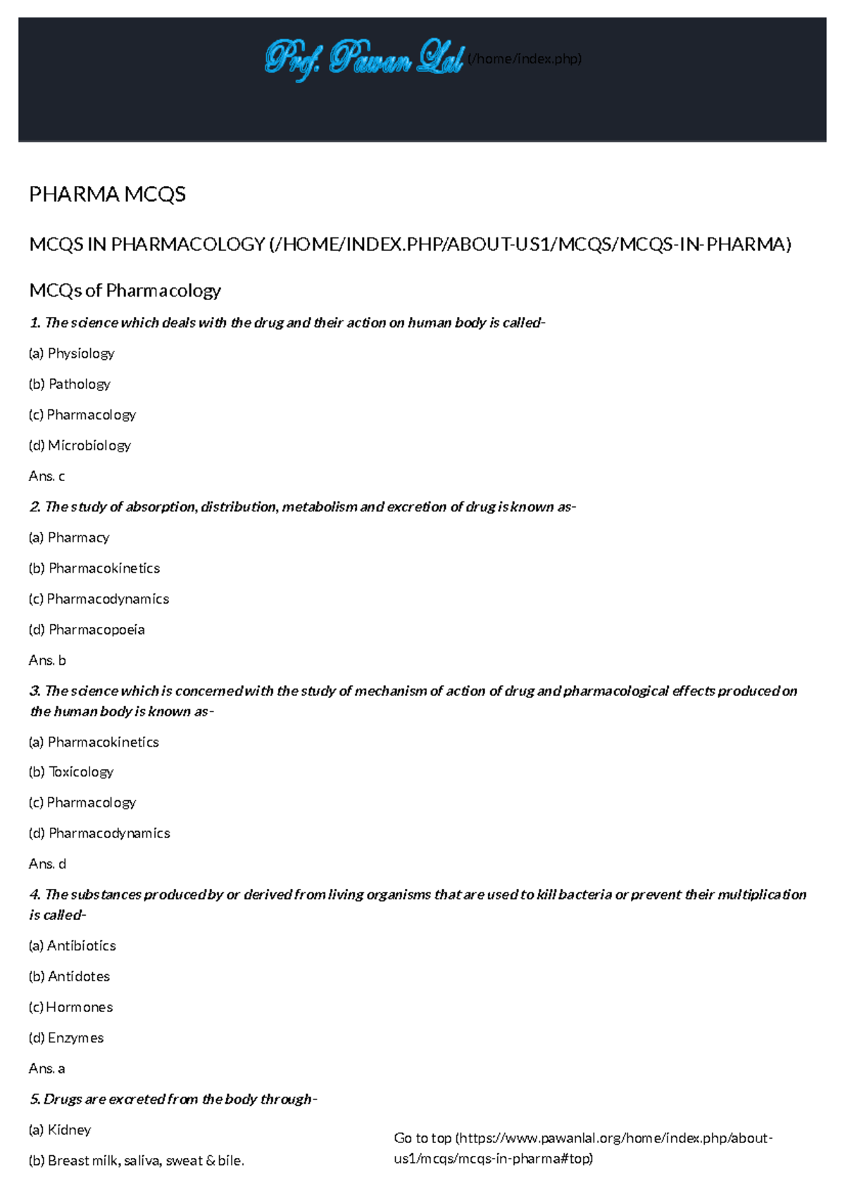 A Concise History of Pharmacology: Key Milestones and Methods 