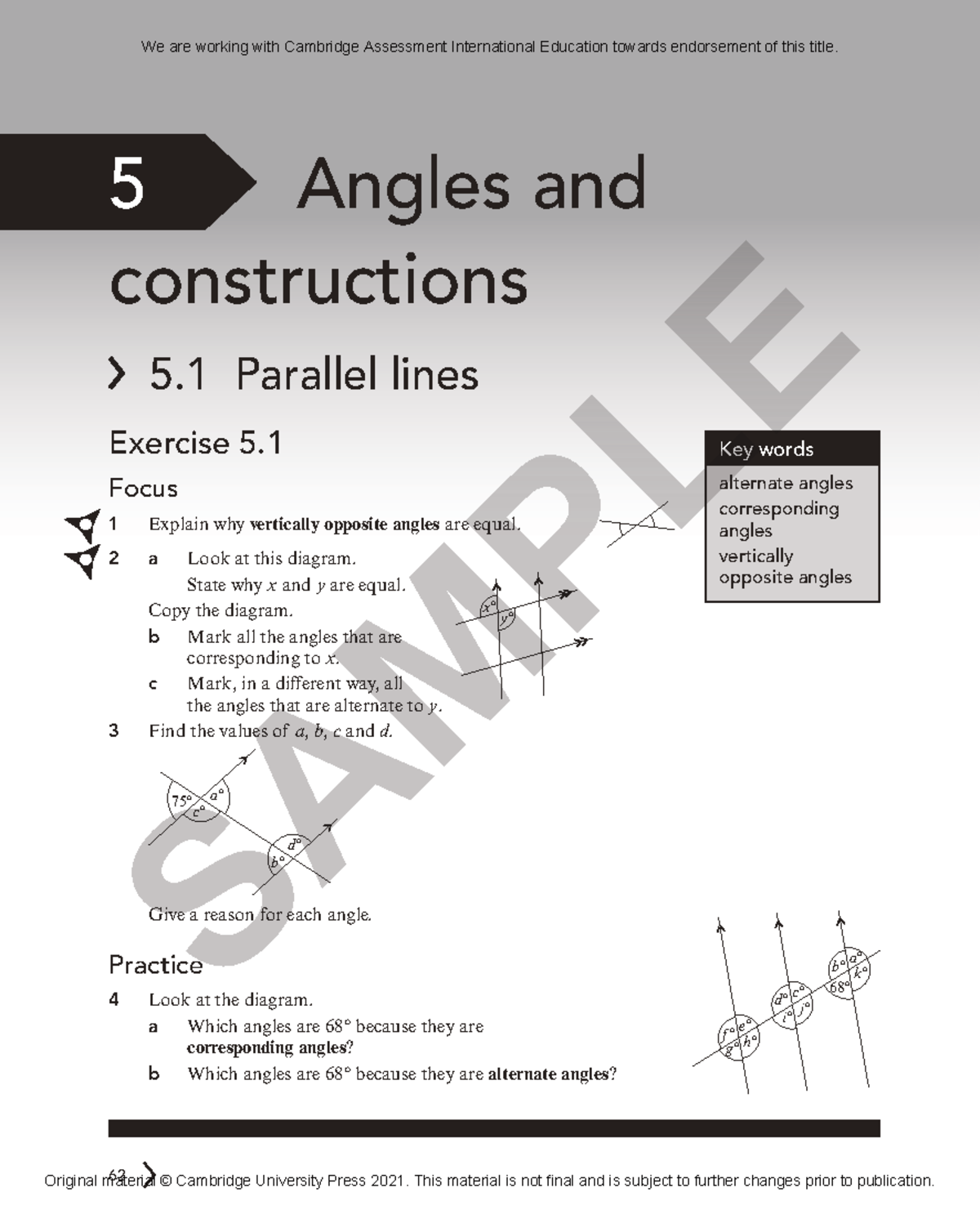 Cambridge Lower Secondary Math Workbook 8: Angles & Constructions ...