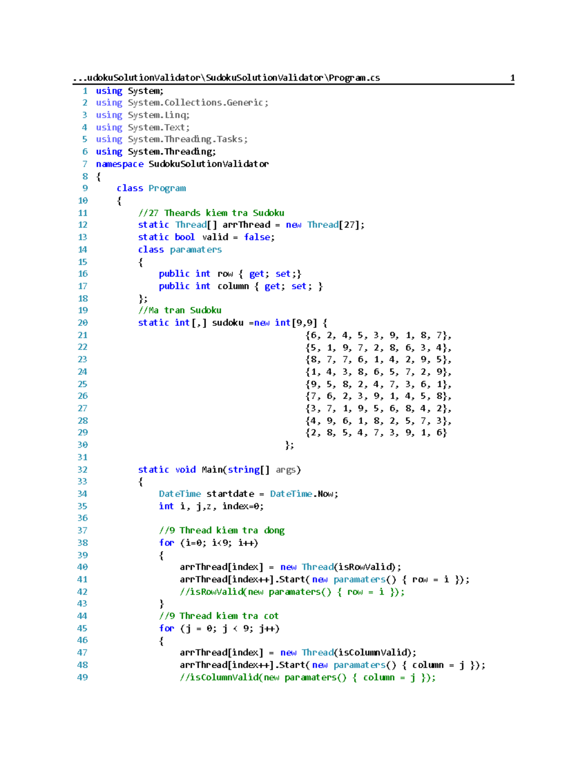 Nlhdt - Sudoku Soluion Validator - ..\SudokuSolutionValidator\Program 1 ...