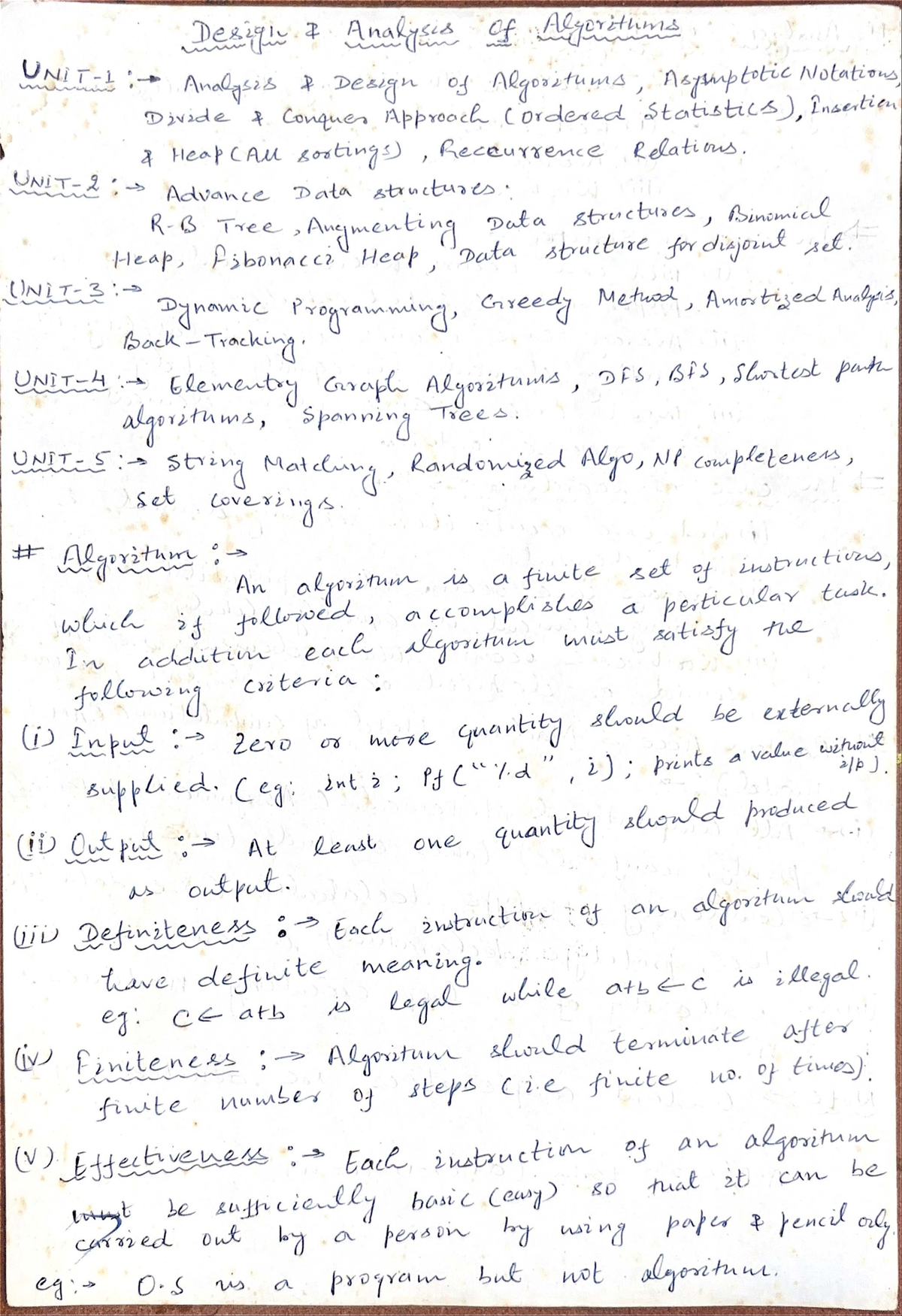 Unit-I: Comprehensive Notes on DBMS (AKTU Syllabus) - Studocu