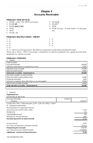 SOLMAN CHAPTER 2 ACCOUNTING CONCEPTS AND PRINCIPLES - P a g e | 1 ...