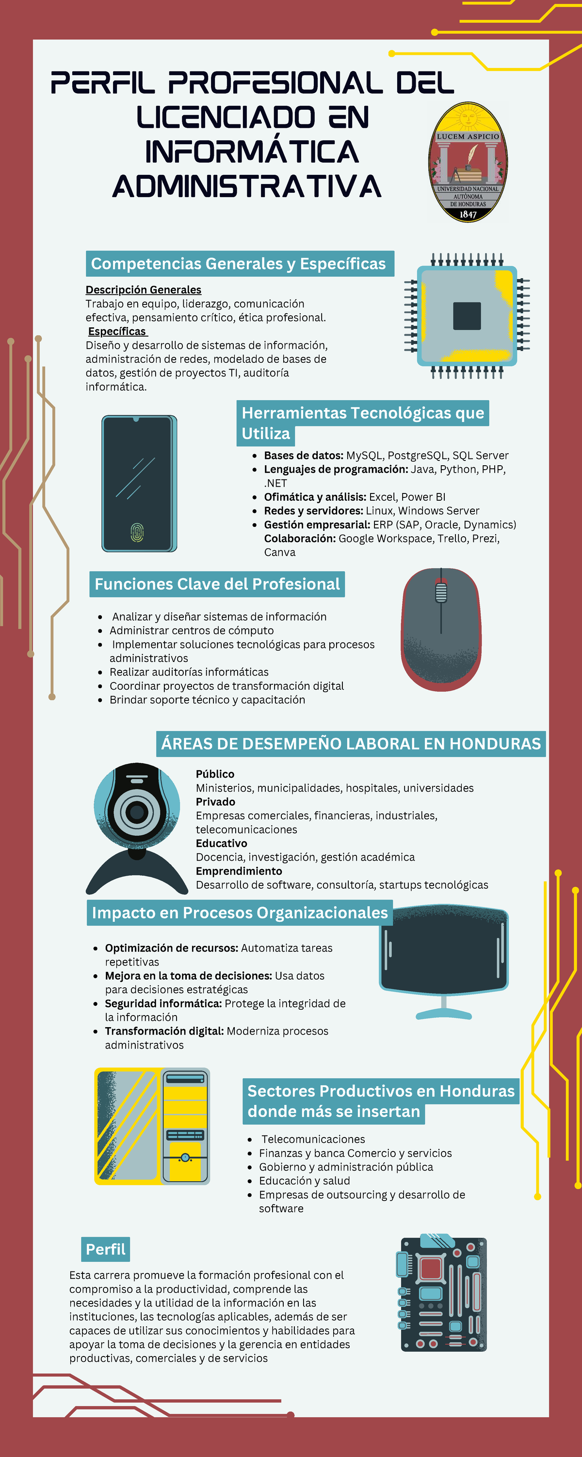 Infografía sobre el Perfil Profesional en Informática Administrativa ...