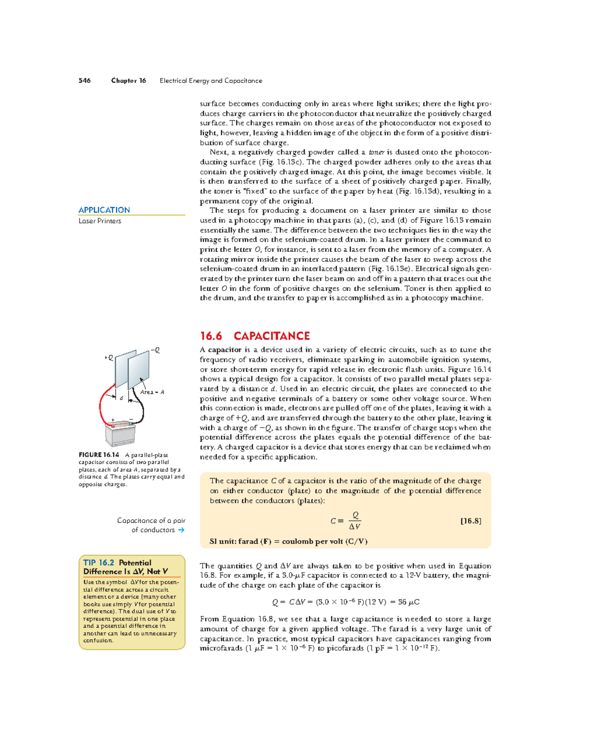 EE 101 Chapter 16: Capacitance Theory and Applications - Studocu