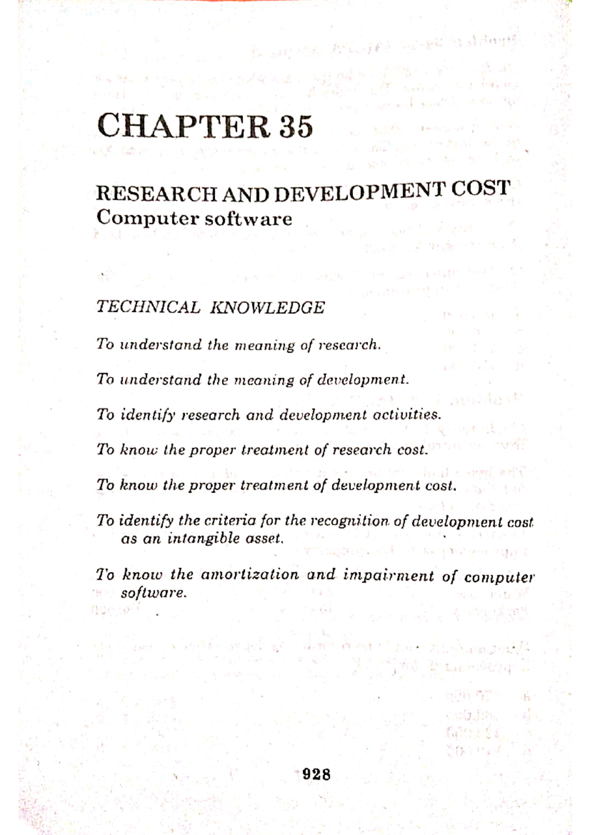 IA Chapter 35: Research & Development Costs Insights and Guidelines