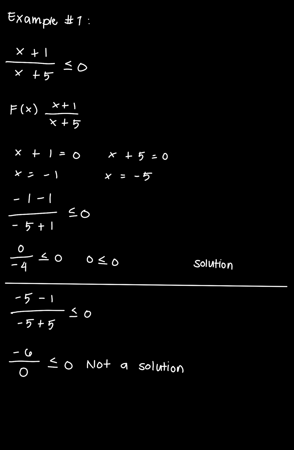 Rational Inequality Examples and Solutions - Studocu
