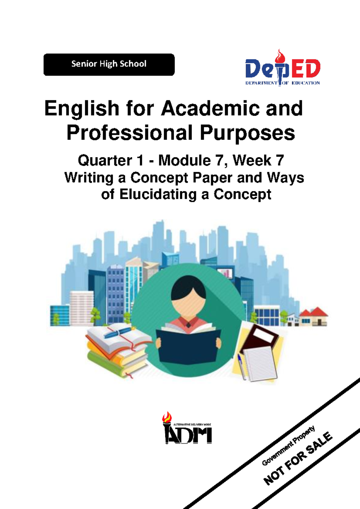 ENGLISH 101: Writing Concept Papers - Q1 Mod7 Wk7 Guide - Studocu