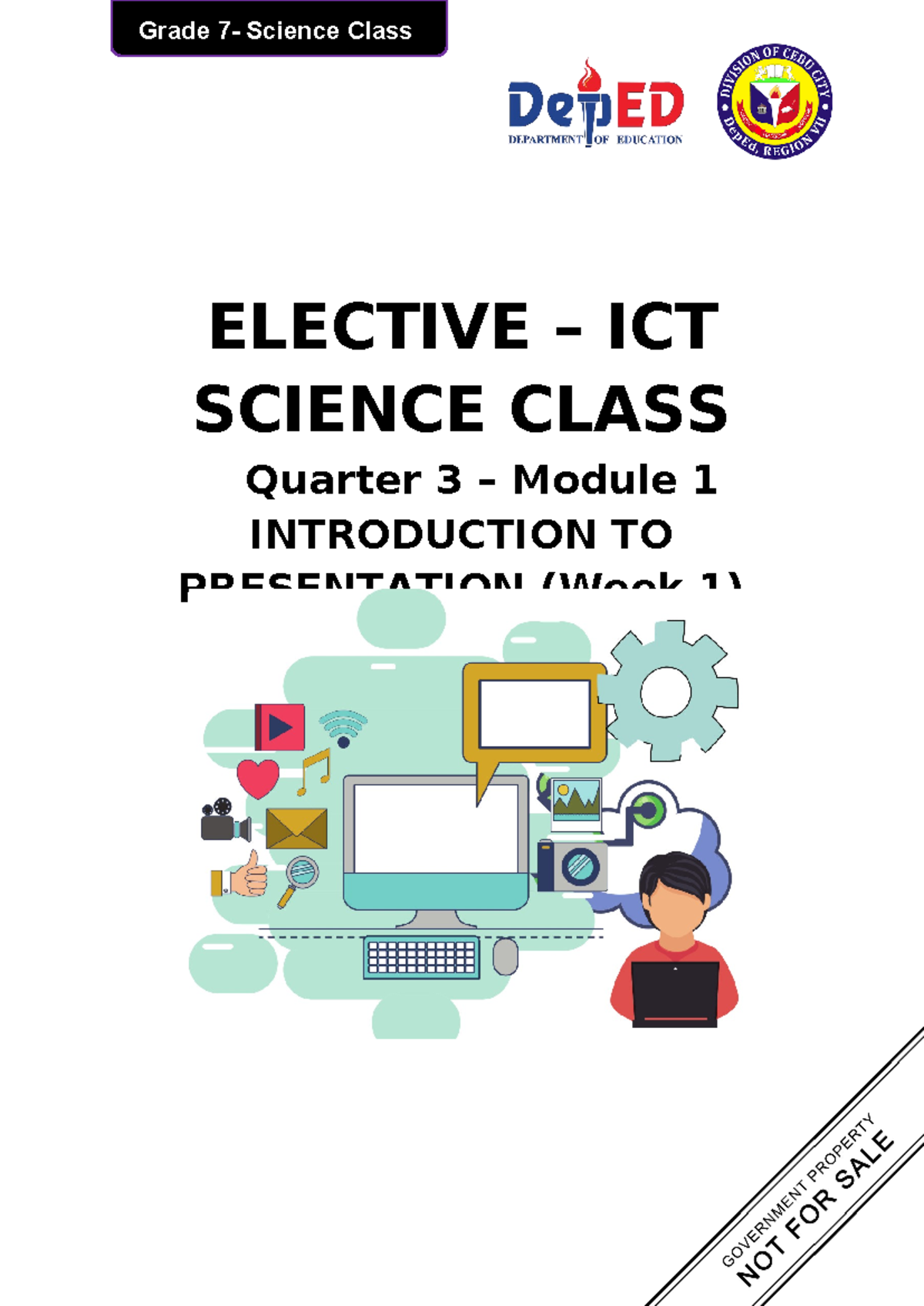 Grade 7 - ICT Module 1 `Quarter 3 Week1 - Grade 7- Science Class ...