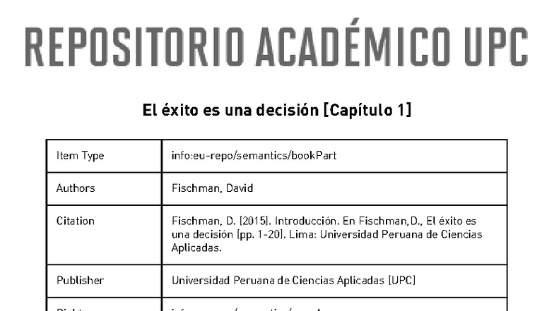 El éxito es una decisión: Reflexiones y aprendizajes de David Fischman ...