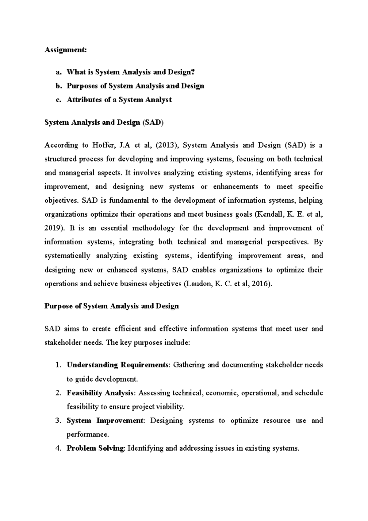 SAD 2: Insights on System Analysis and Design Principles and Roles ...