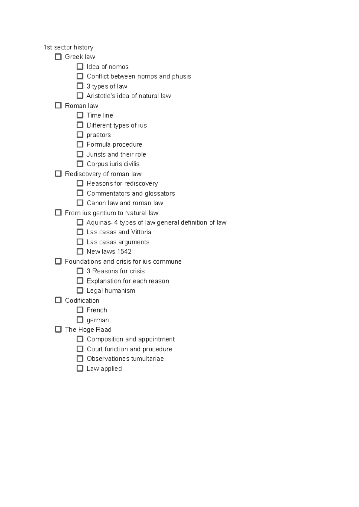 Foundations of Law: Greek & Roman Legal Concepts (24 25) - Studeersnel