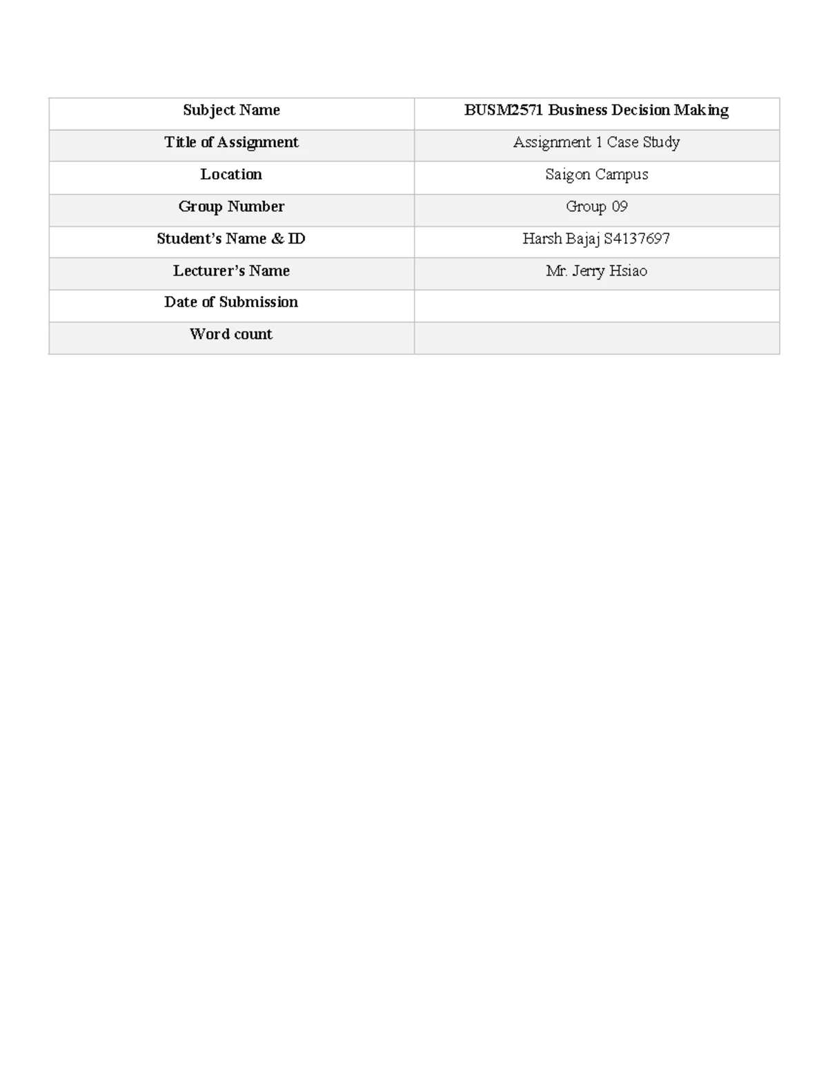 BAFI3184 Assignment 2: Investment Evaluation of Vietnam Rubber Group ...