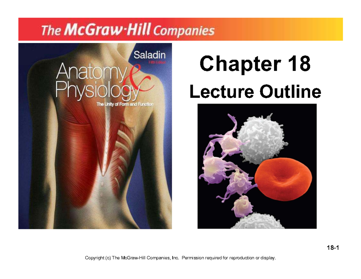 Chapter 18: Hematology - Blood Components & Disorders Overview - Studocu
