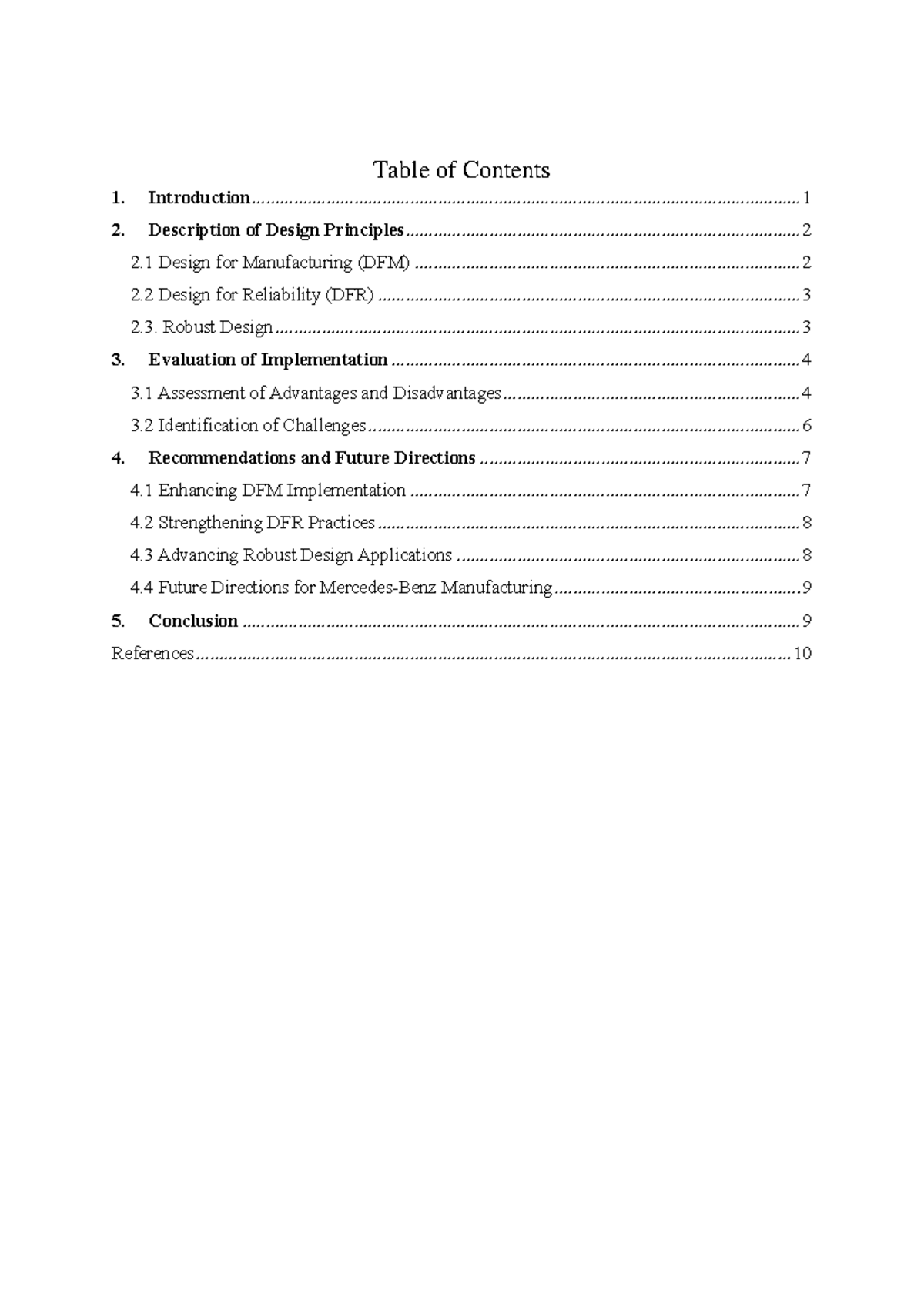 New Product Development: DFM, DFR, and Robust Design Principles - Studocu