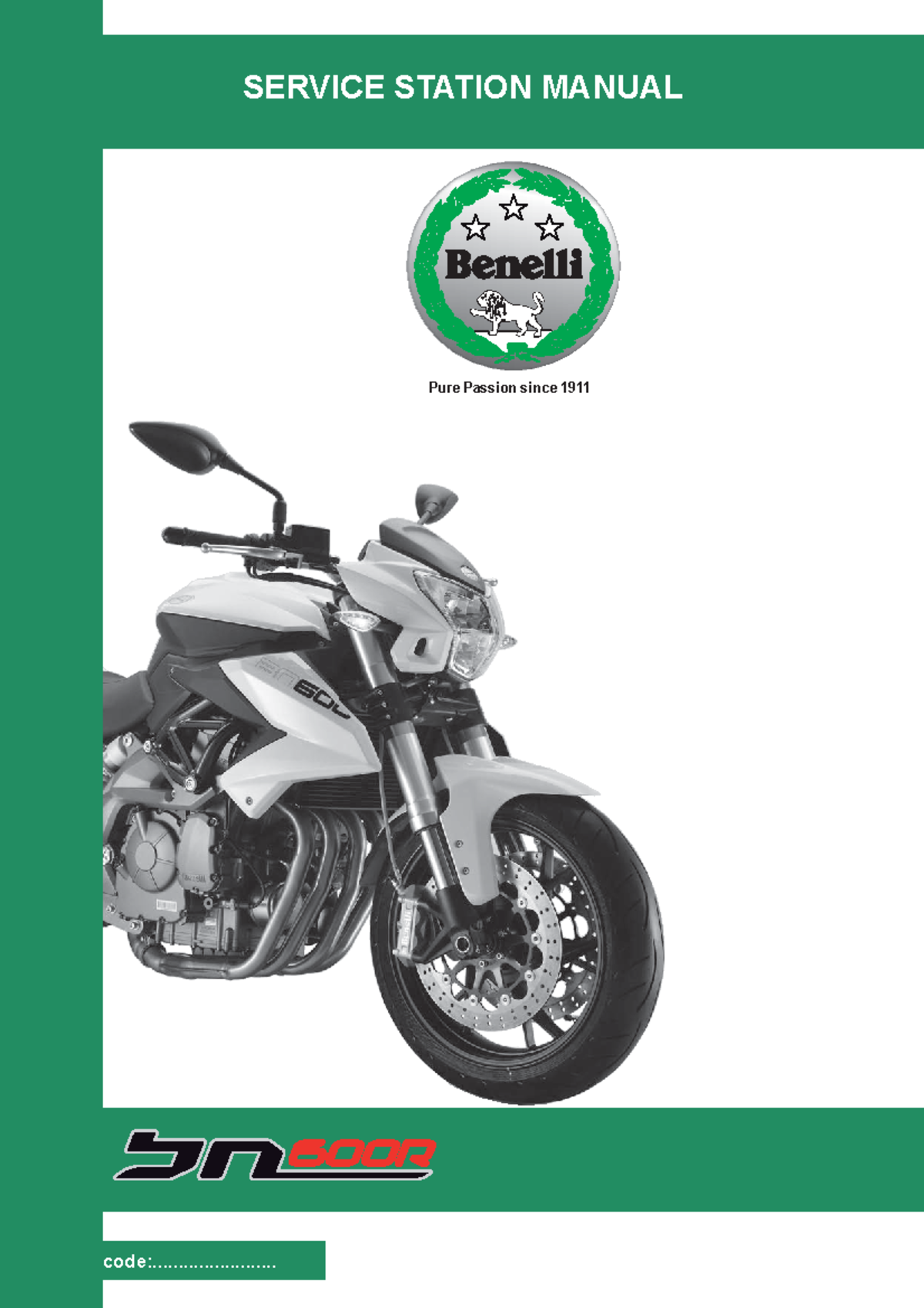 Benelli BN600 Service Manual (2014) - Comprehensive Guide for Mechanics ...