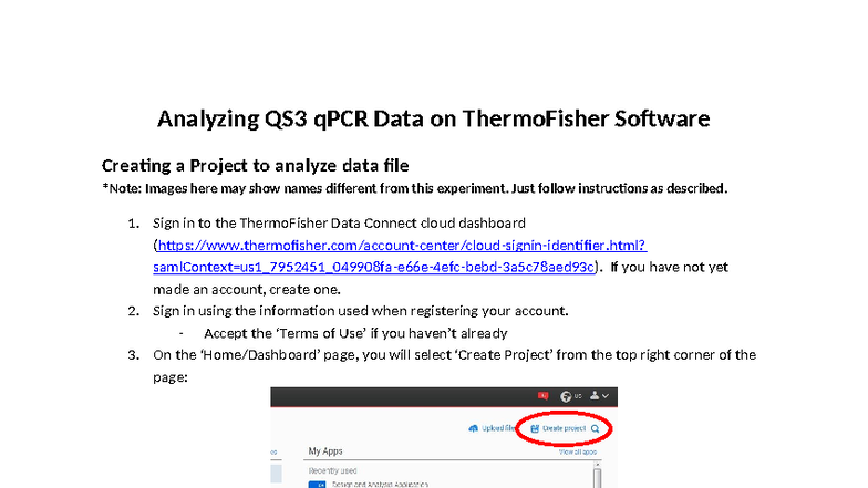 B3596 QS3 qPCR Data Analysis Instructions and Guidelines - Studocu