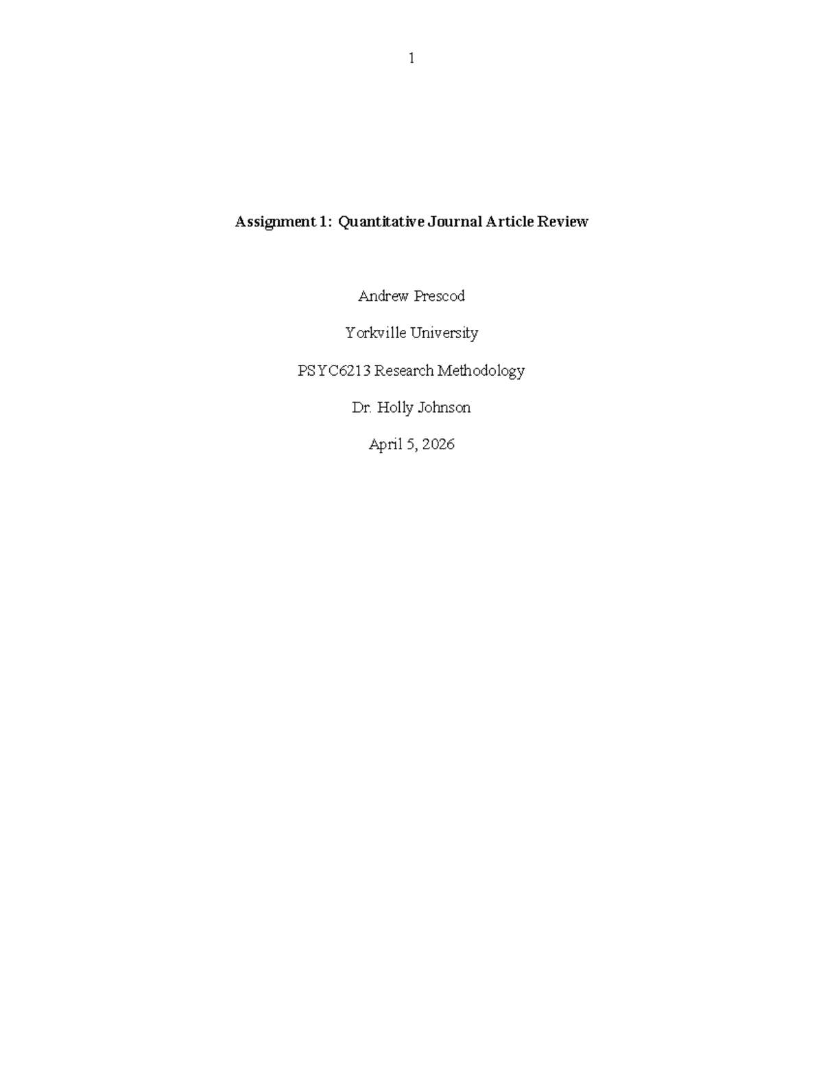 PSYC6213-1: Quantitative Review of Social Media Addiction in ...