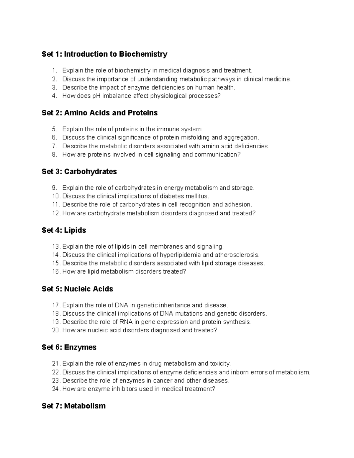 Advanced Biochemistry (Part 3): Clinical Applications & Metabolic ...