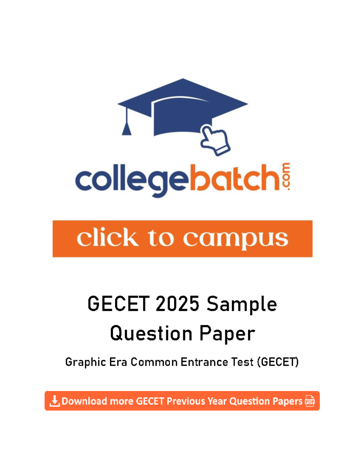 GECET 2025 Sample Question Paper for Engineering and Aptitude - Studocu