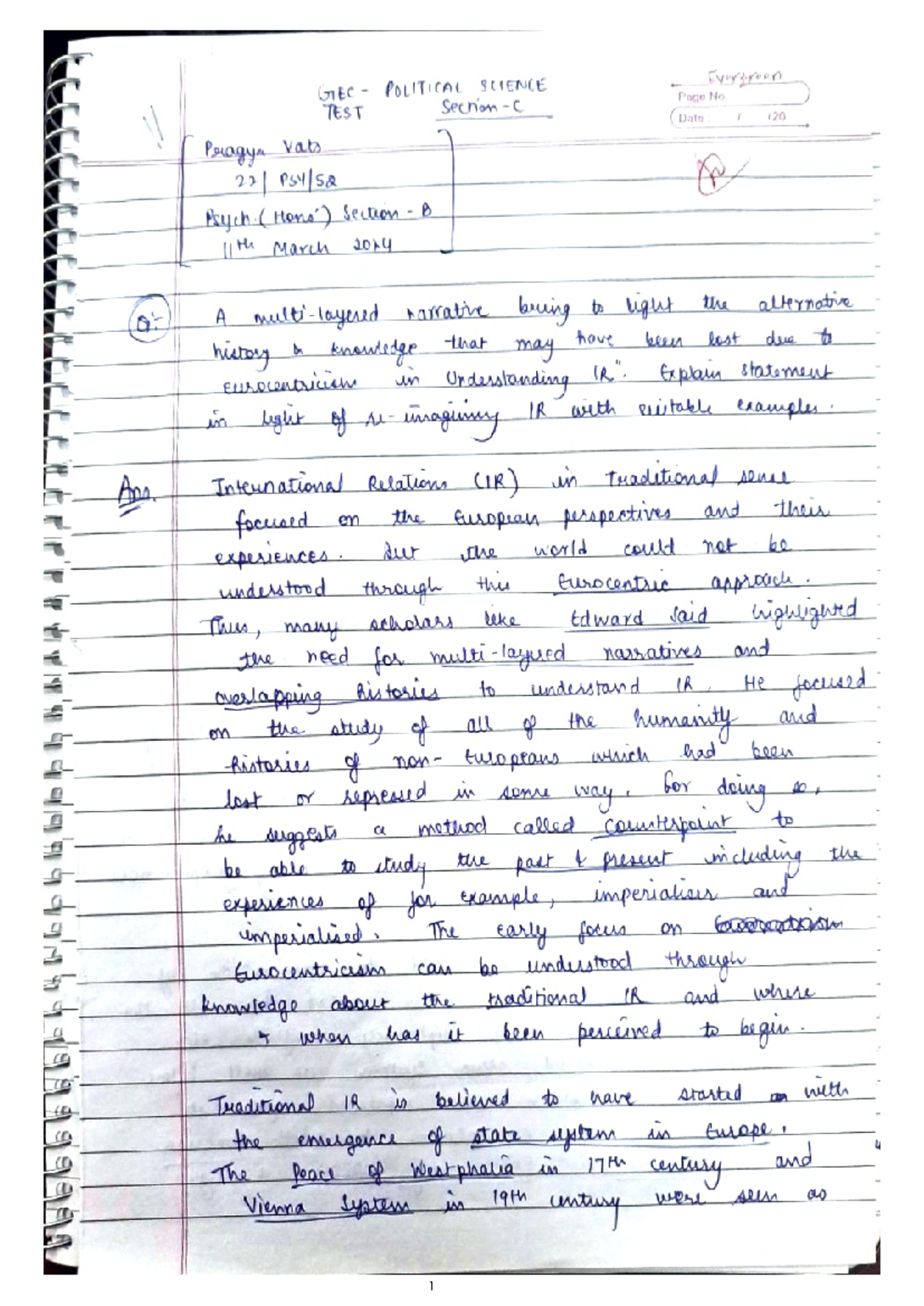 Political Science Test 3: Key Concepts and Theories - Studocu