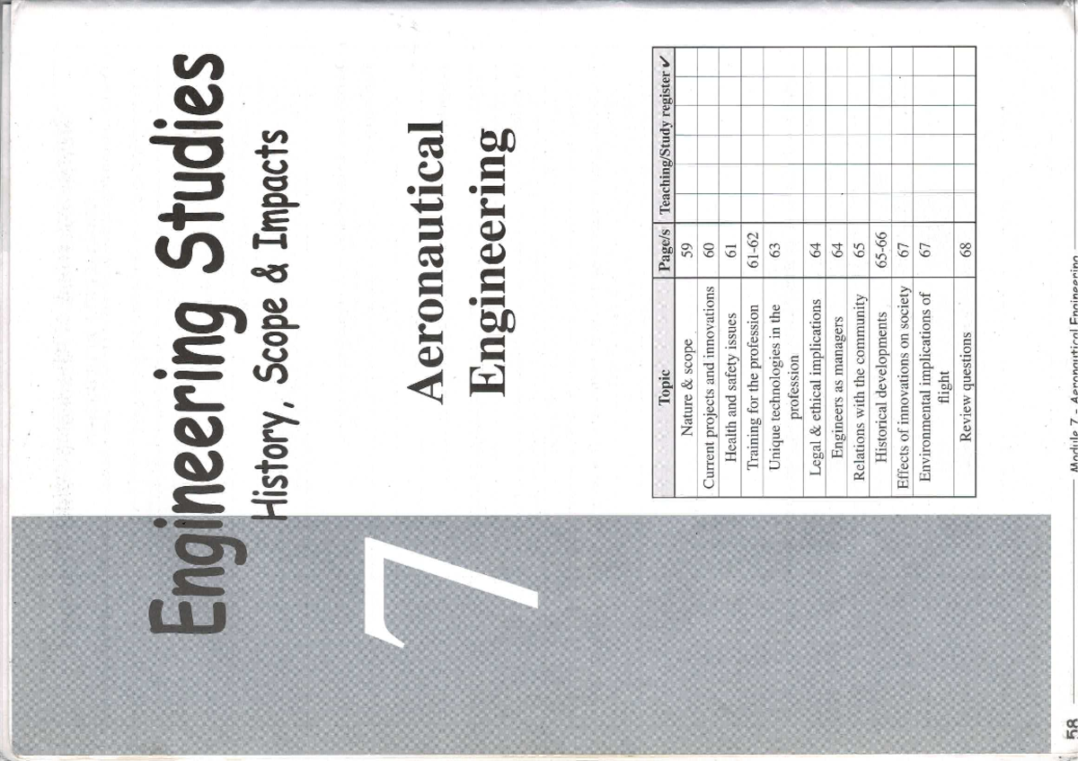 Module 7: Aeronautical Engineering - History, Innovations & Review ...