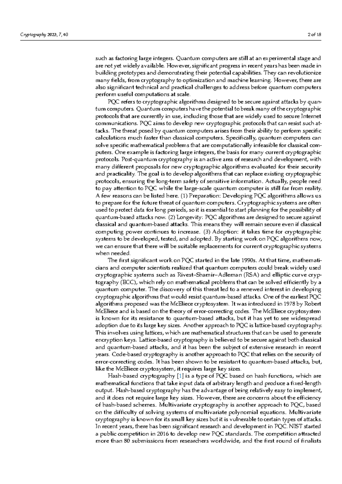 Cryptography 07 00040 Cryptography 2023 7 40 2 Of 18 Such As