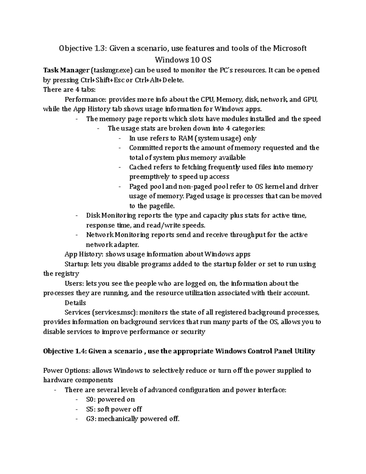 CompTIA+ Objectives: Operating Systems Features and Maintenance Guide ...