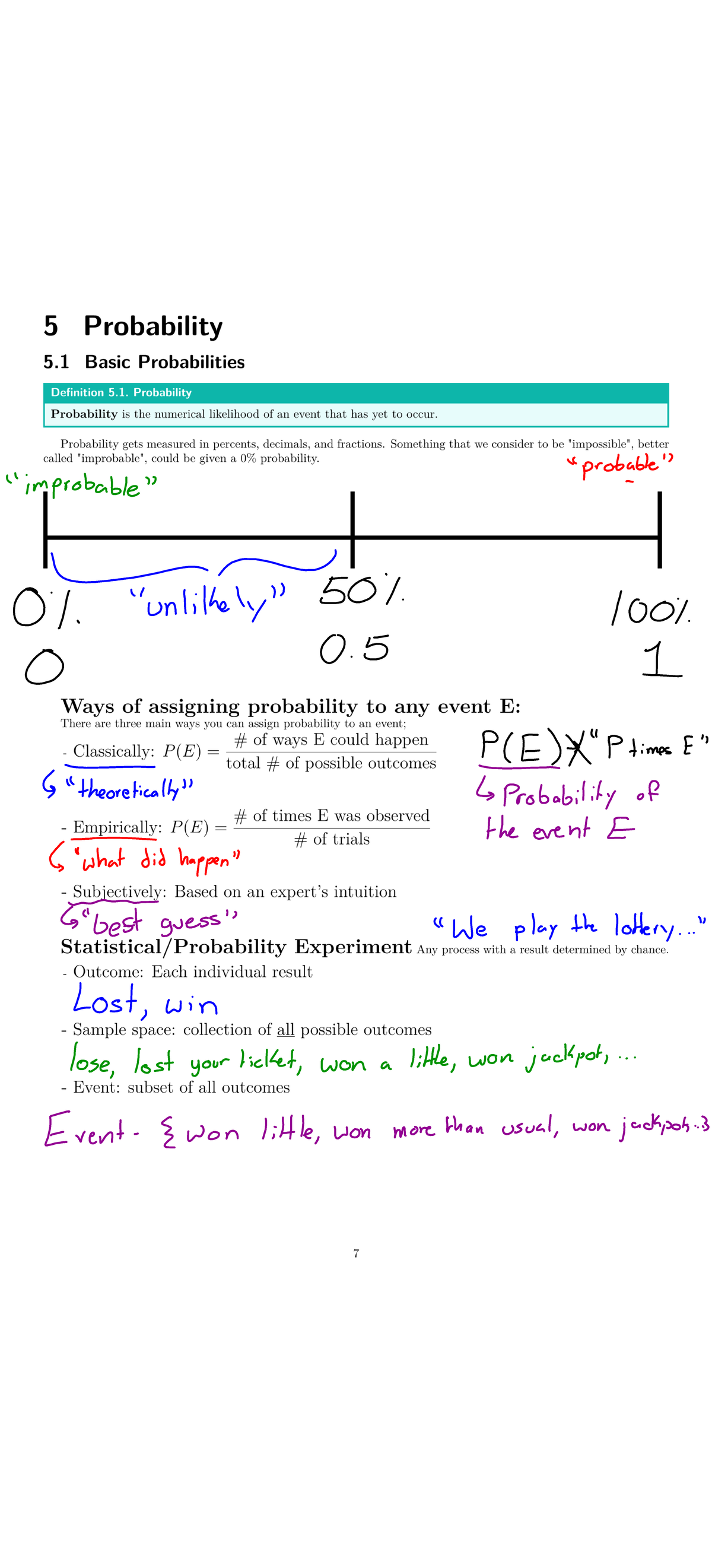 5 Probability: Basic and Compound Events - Studocu
