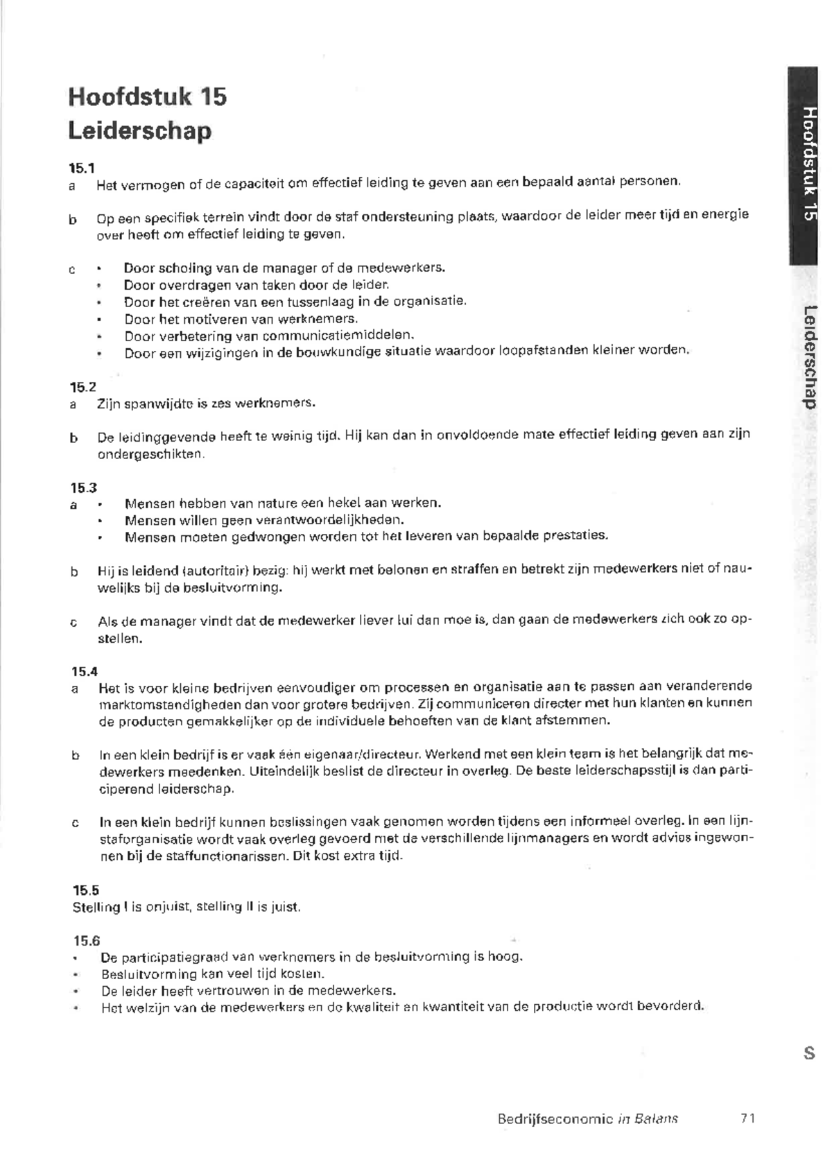 H15 Solutions and Explanations for Key Problems in the Course - Studeersnel