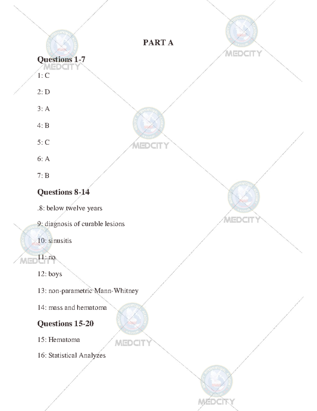 Reading Answers 9 - ewcf: Exam Questions & Key Concepts - Studocu