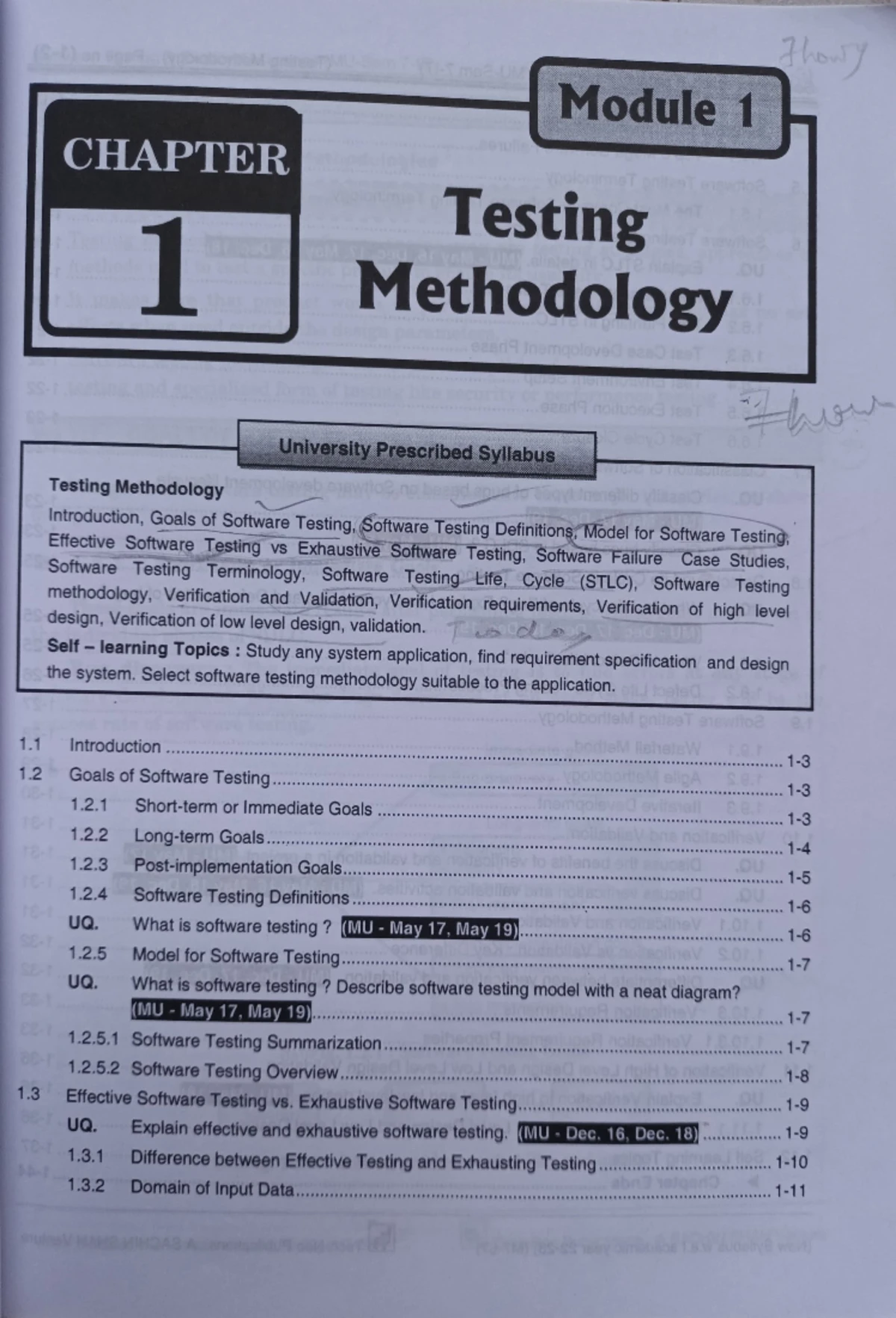 SE Mod 1 - notes for mod 1 - Mod 1 - Introduction to Software ...