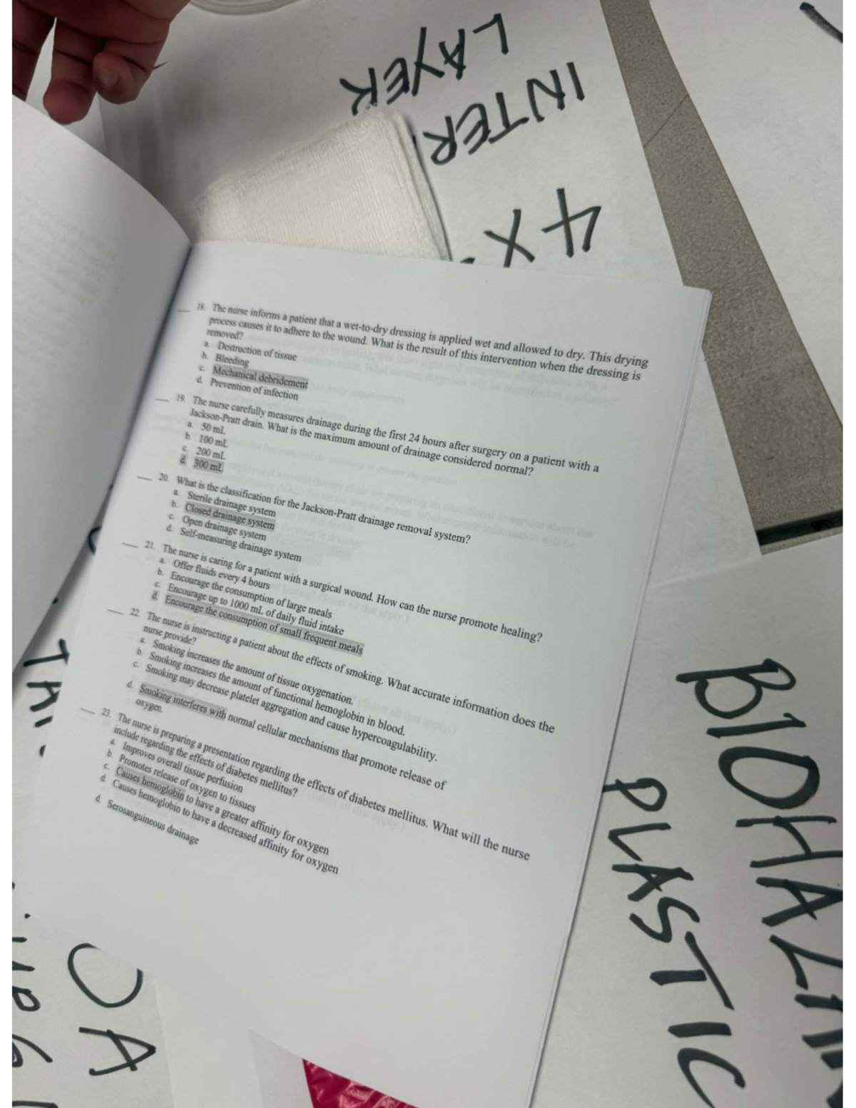 Final Exam Study Guide for Nursing Course 40A09480 - Studocu
