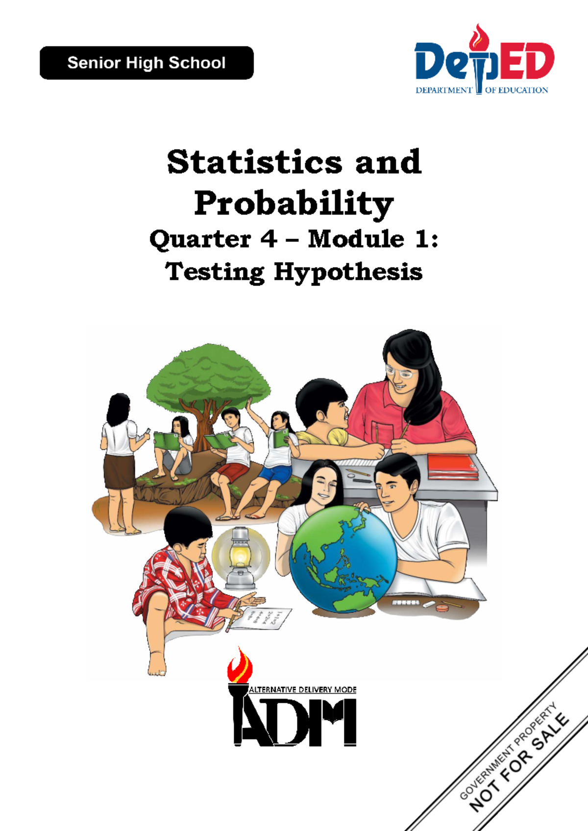 M1 – Test of Hypothesis in Statistics & Probability (G11, Q4) - Studocu