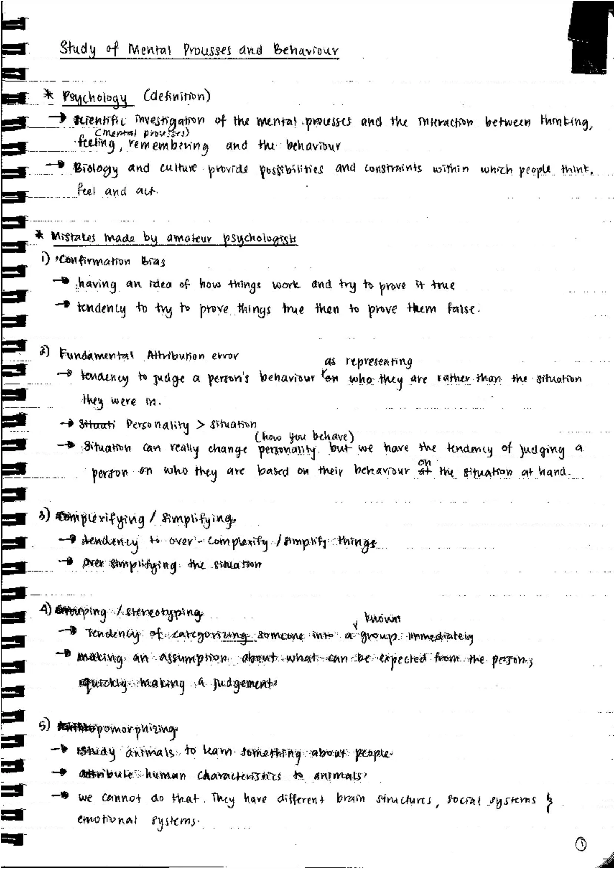 Lecture 6 - Psych 1010 - Lecture 6: PSYCH Overview: 1. What is ...