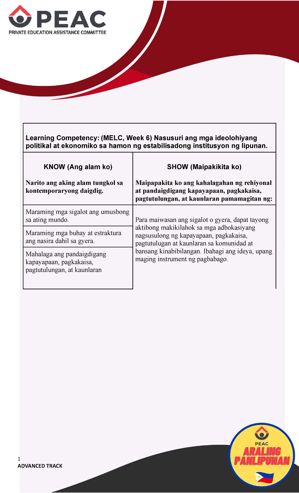 G8 4th Q Diagram-Standards-Unpacking - GRADE 8 UNIT STANDARDS AND ...