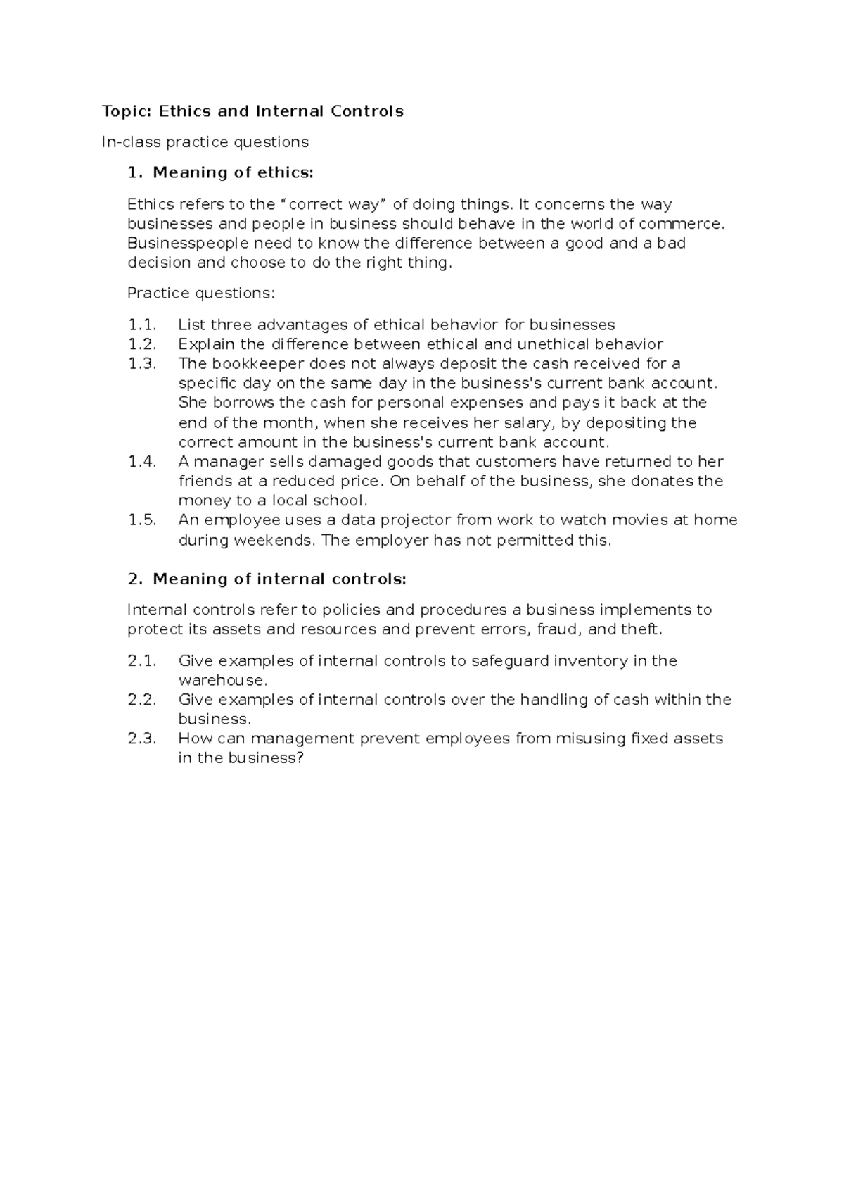 Acc 101 Test 2 - April 2024 Exam Paper and Instructions - Studocu