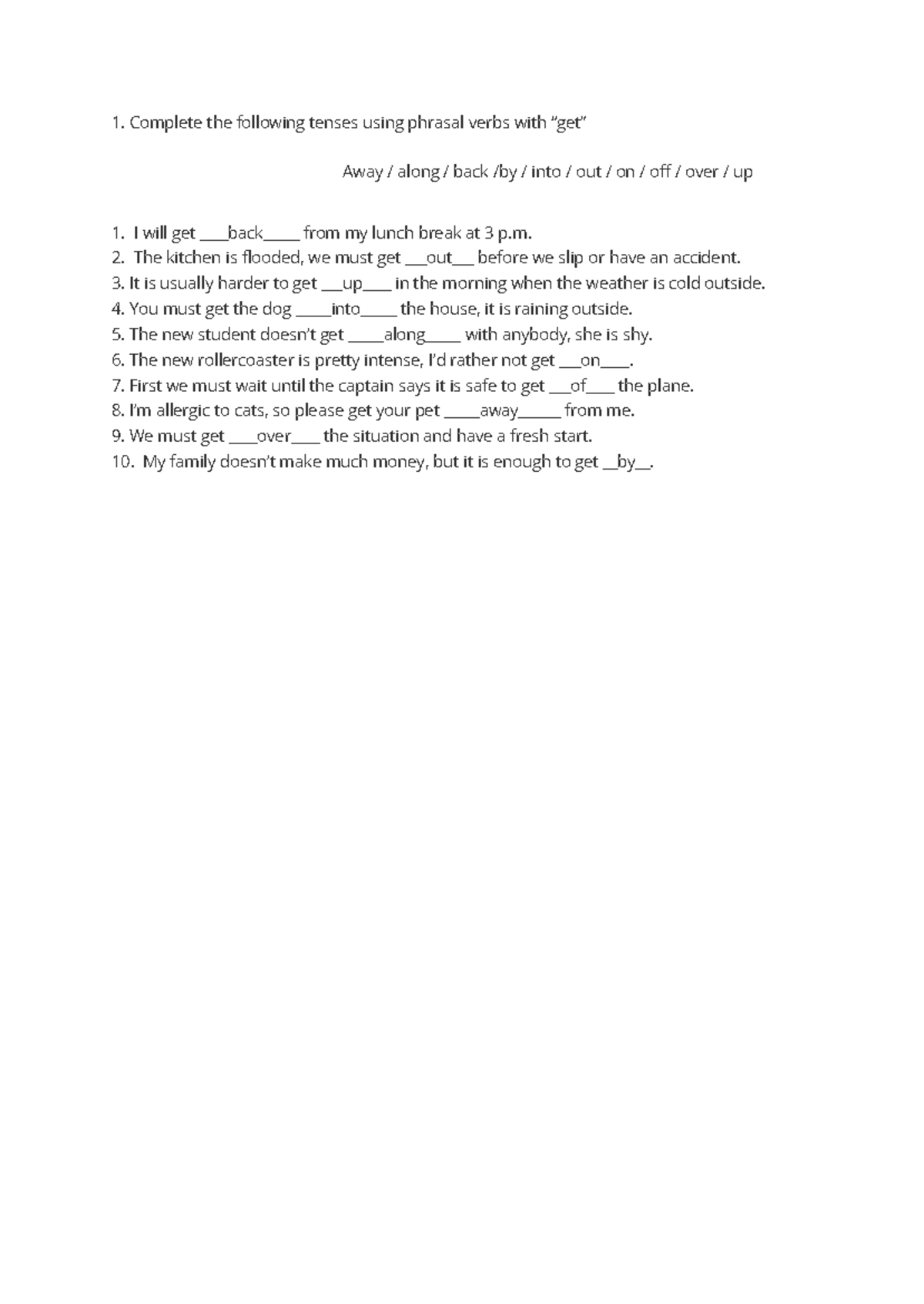 Homework 4 - Actividad 4: Phrasal Verbs en Inglés Avanzado - Studocu