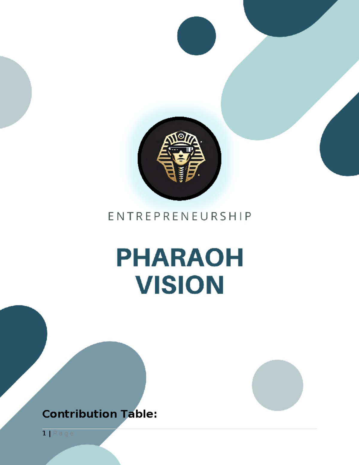 Project X - Contribution Table: Ahmad Yasser Idea and Description ...
