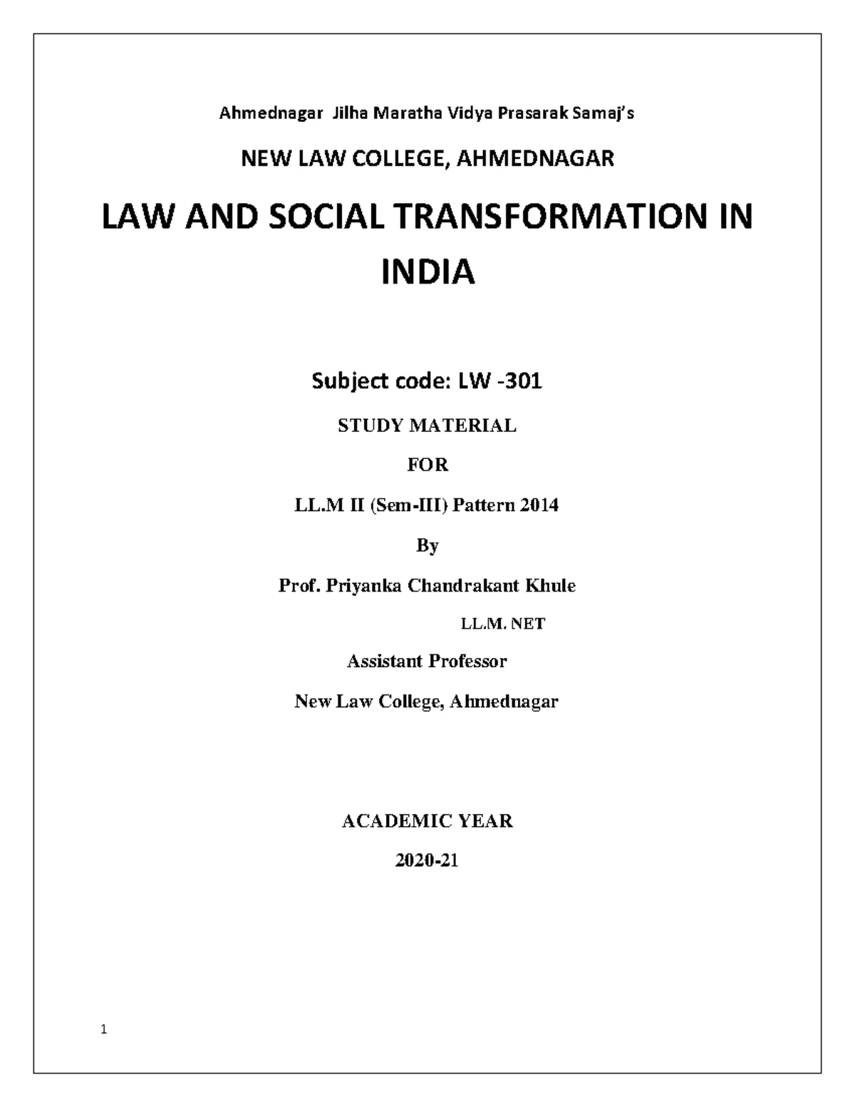 Social and Economic Justice under Constitution of India A Critical ...