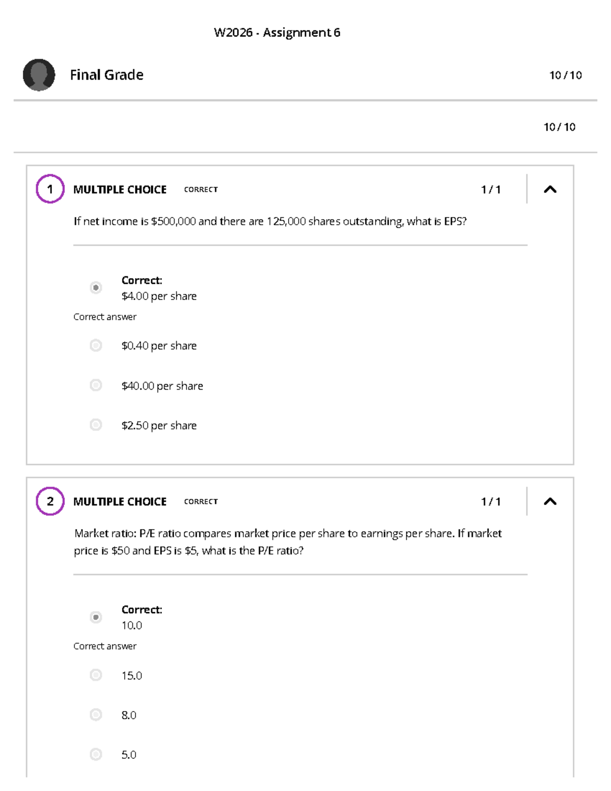 W2026 Assignment 6 Feedback on Final Exam Questions - Studocu