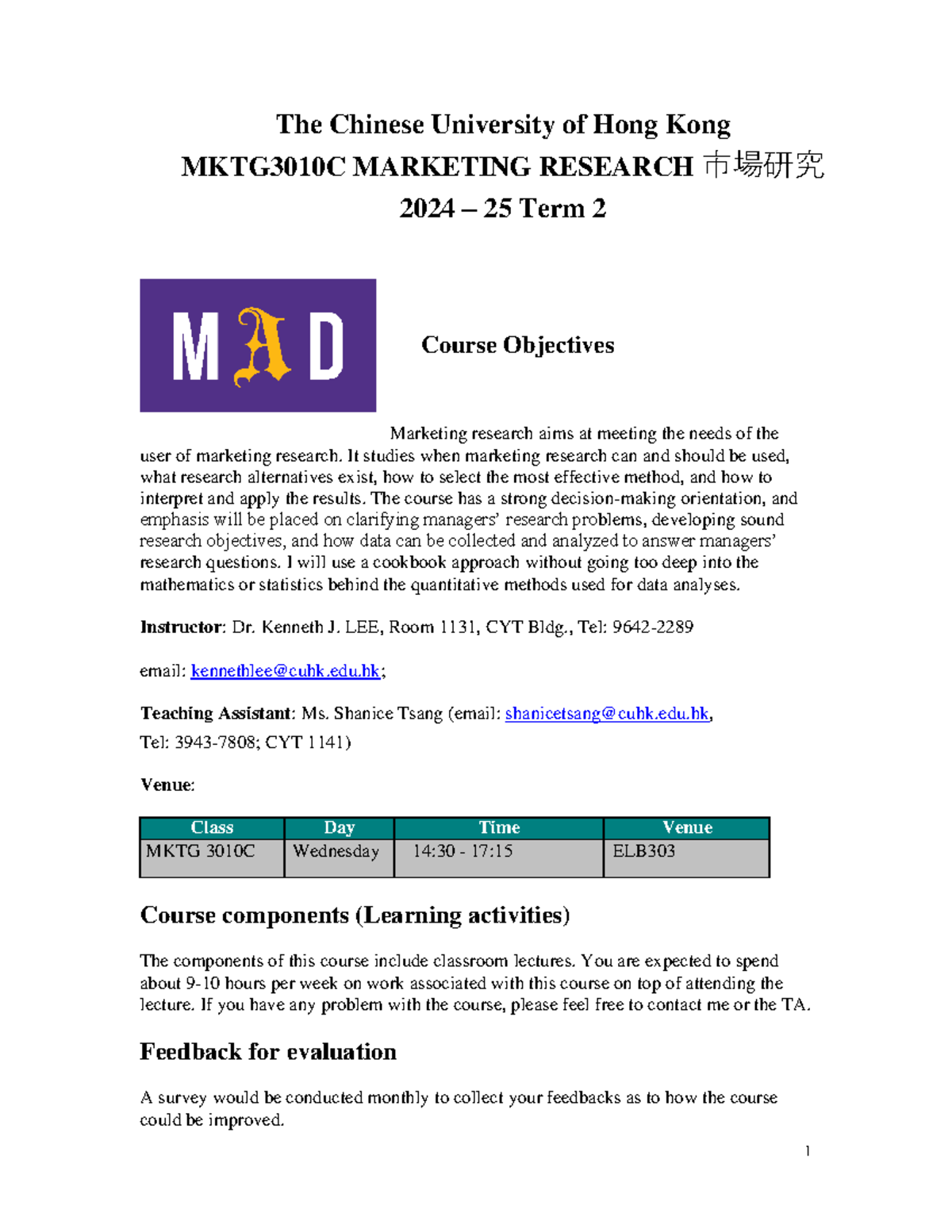2425 MKTG3010C - Comprehensive Course Summary and Overview - Studocu