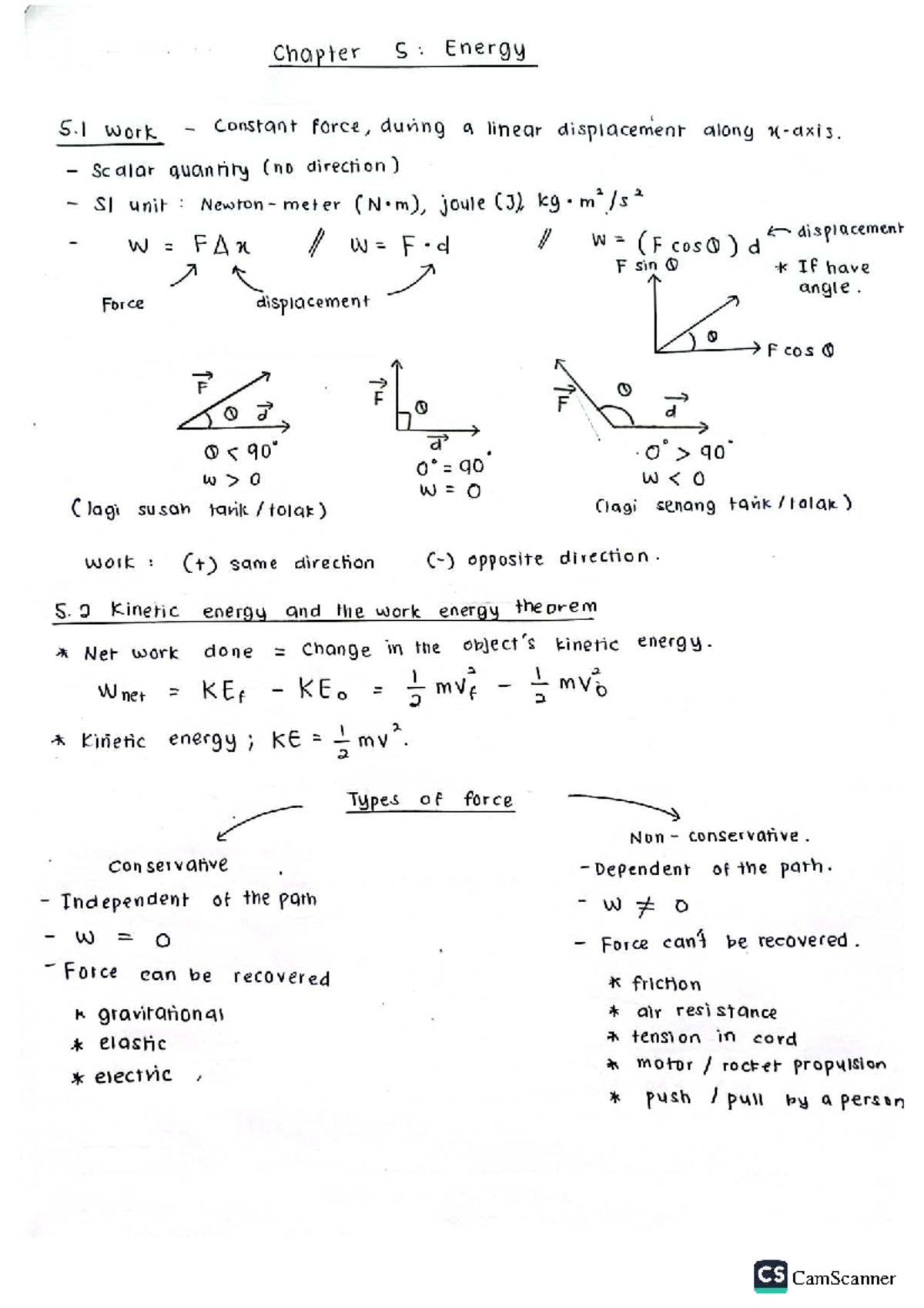 Physics Notes: Chapters 5-12 - Work, Energy, Momentum & Thermodynamics ...
