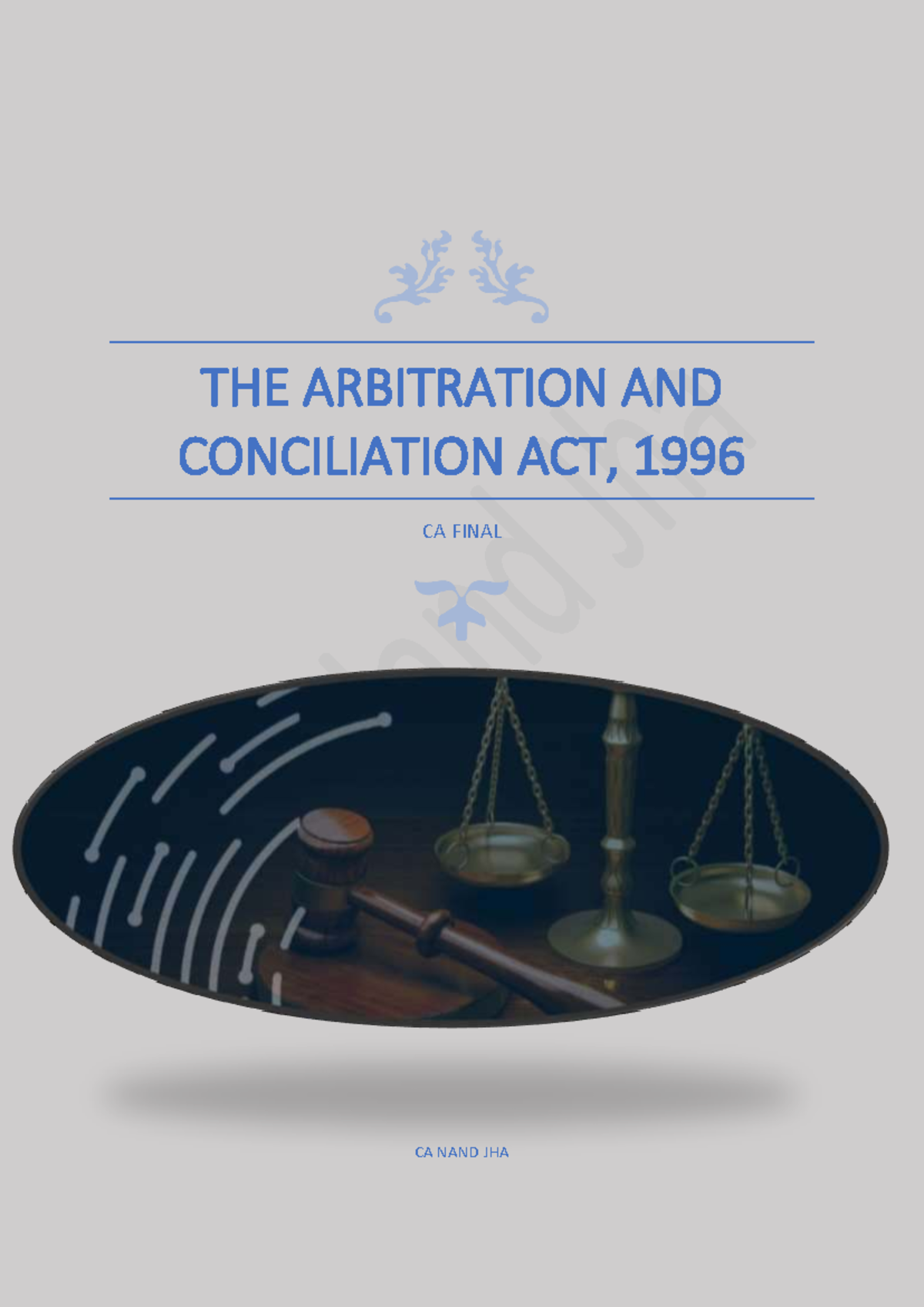 CA FINAL P6: Important MCQs on The Arbitration and Conciliation Act ...