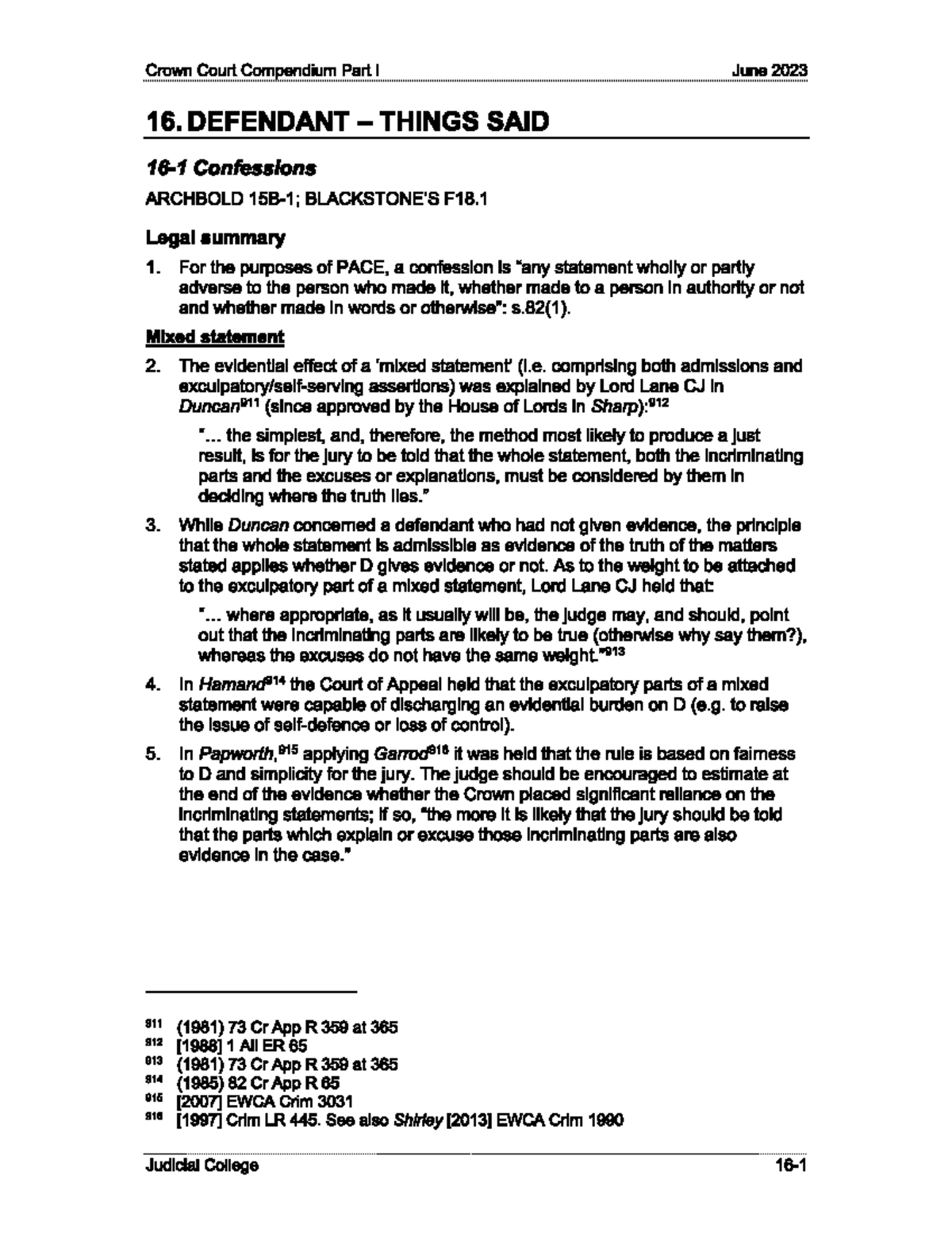 Confessions Crown Court Compendium - Crown Court Compendium Part I June ...